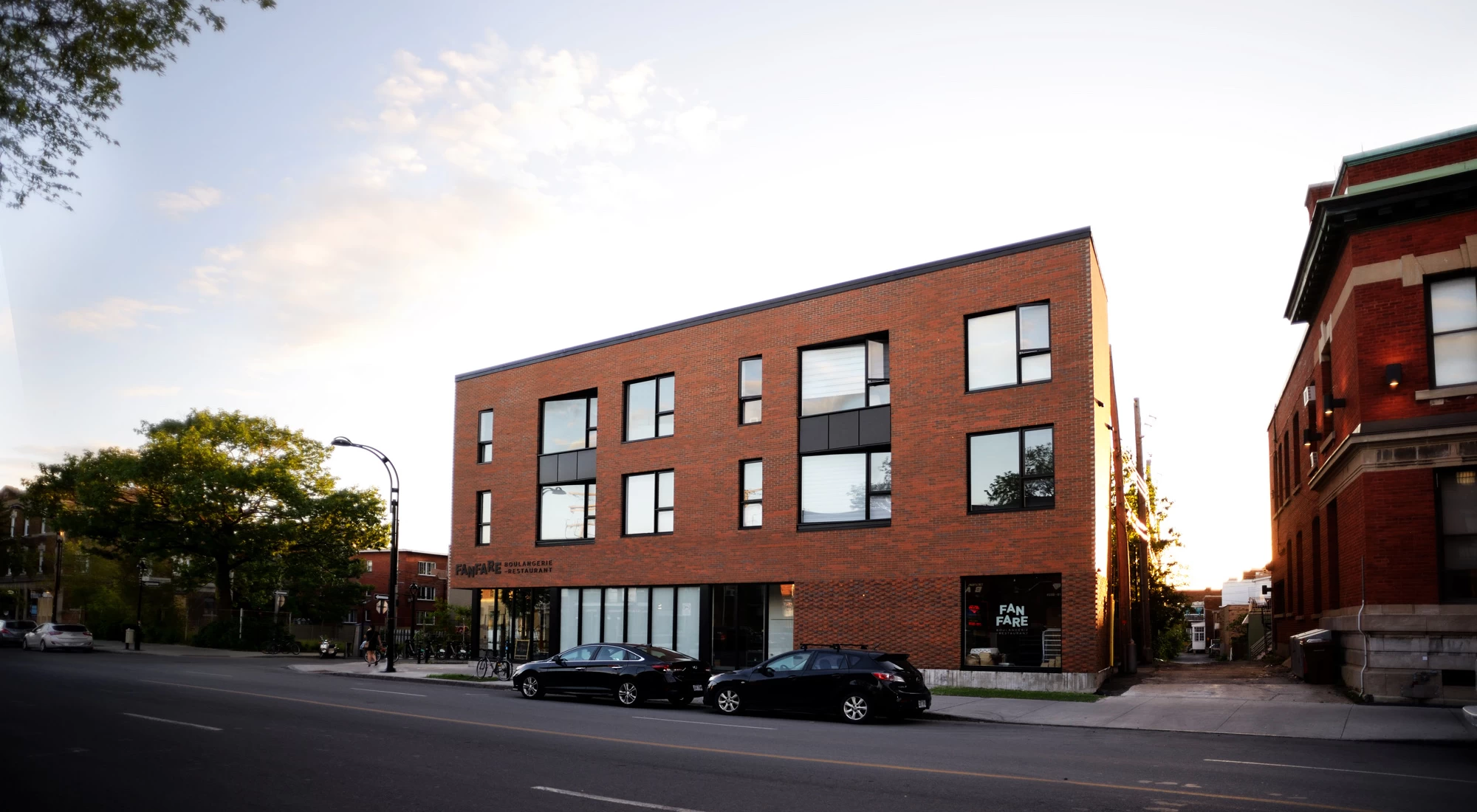 Photo de la façade du projet Jarry