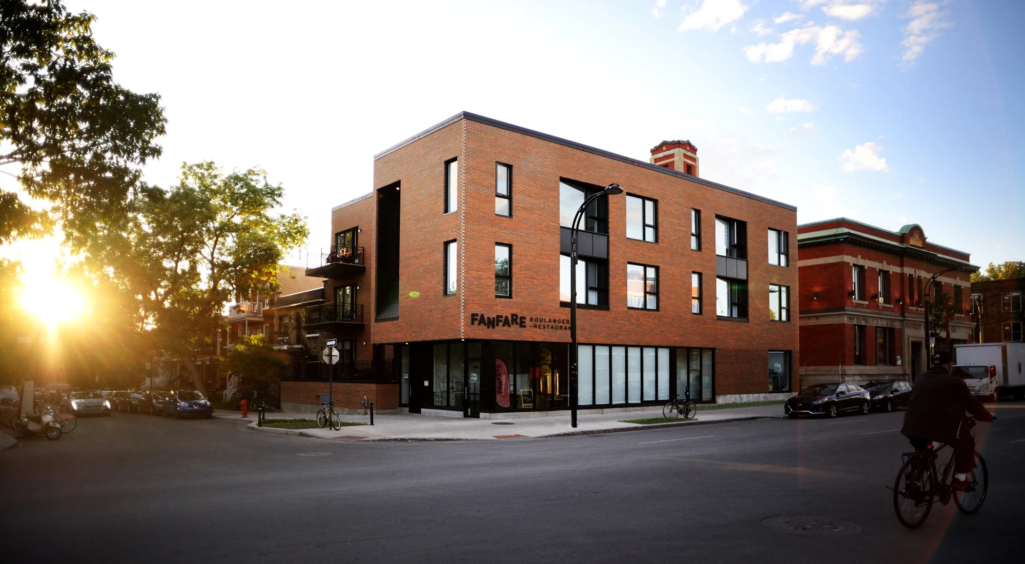 Photo de la façade du projet Jarry