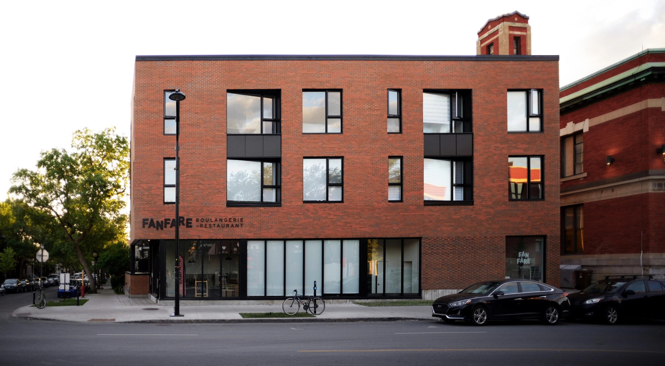 Photo de la façade du projet Jarry